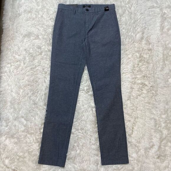 RW&Co Dress Pants Slim Fit 28x32 Blue Cotton Stretch NEW with Tag - Picture 1 of 11